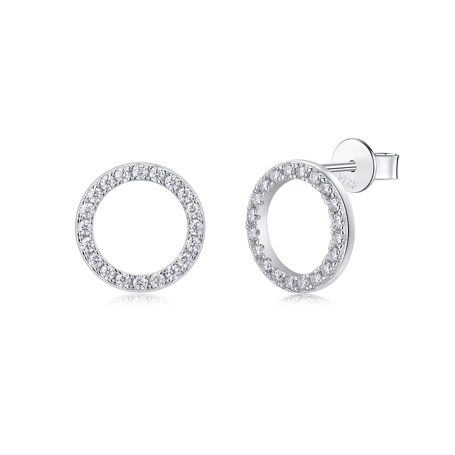 Nova Circle Stud Earrings
