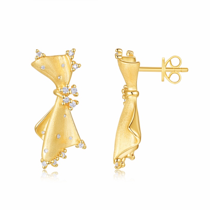 Jolie Bow Drop Earrings