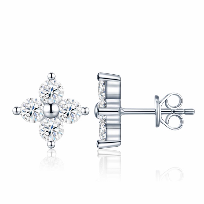 Elise Flower Stud Earrings