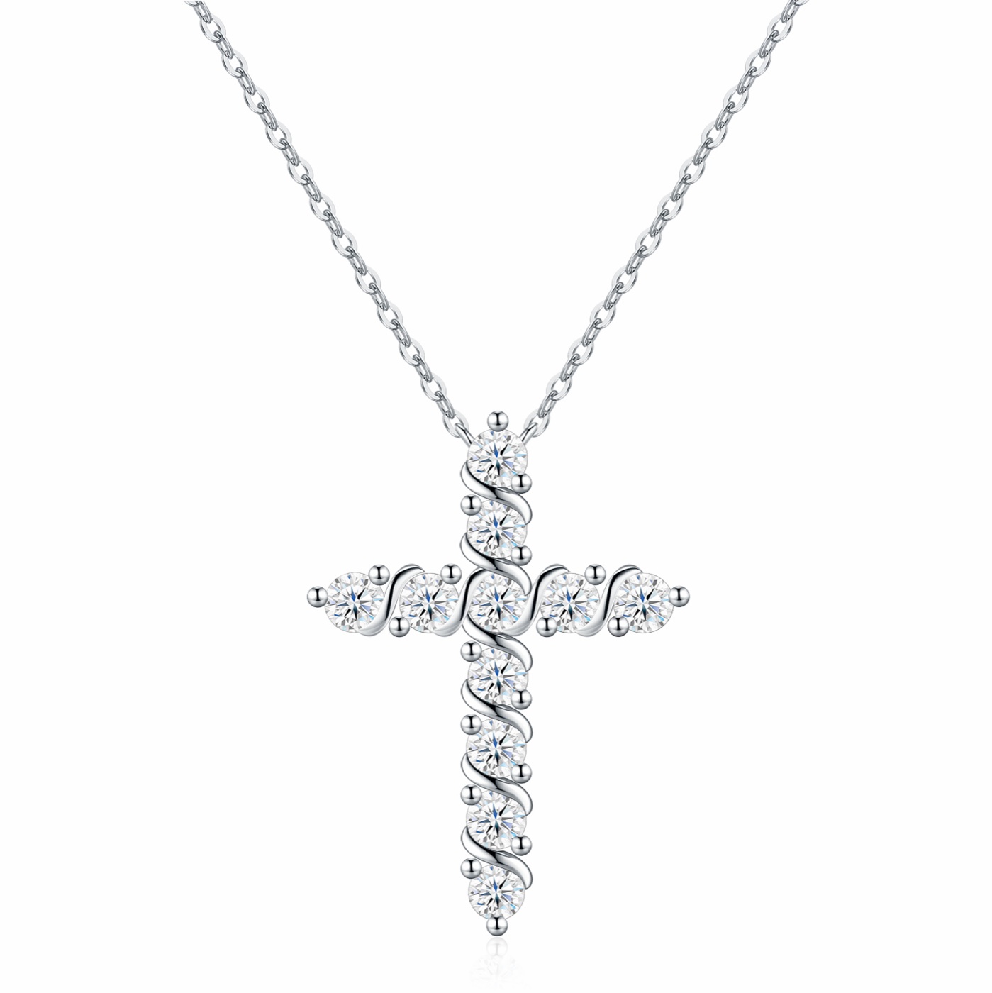 Beatrix Marquise Cross Necklace