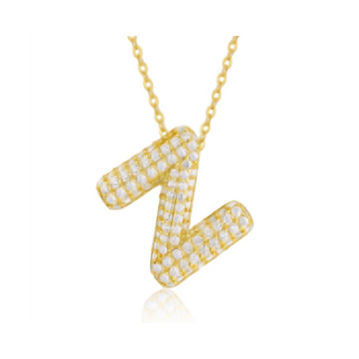 Io Initial Necklace No.2