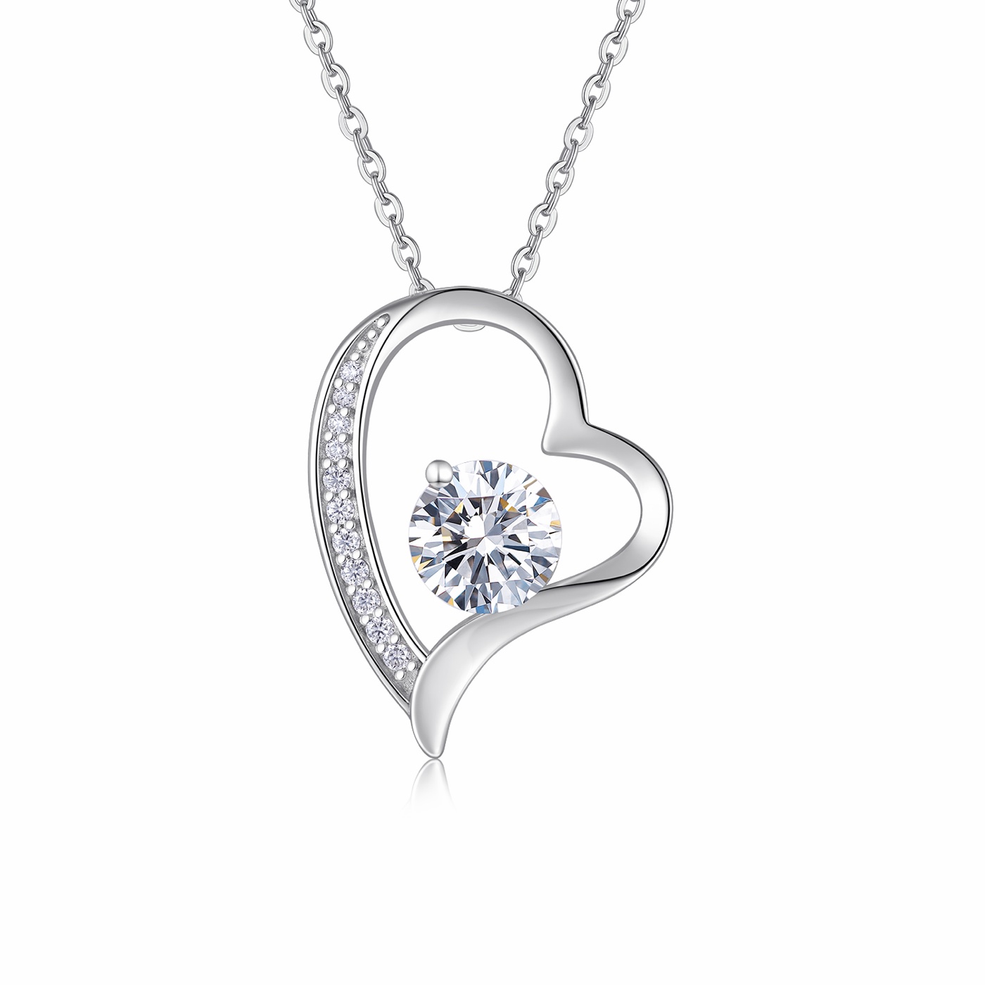 Cleo Open Heart Necklace