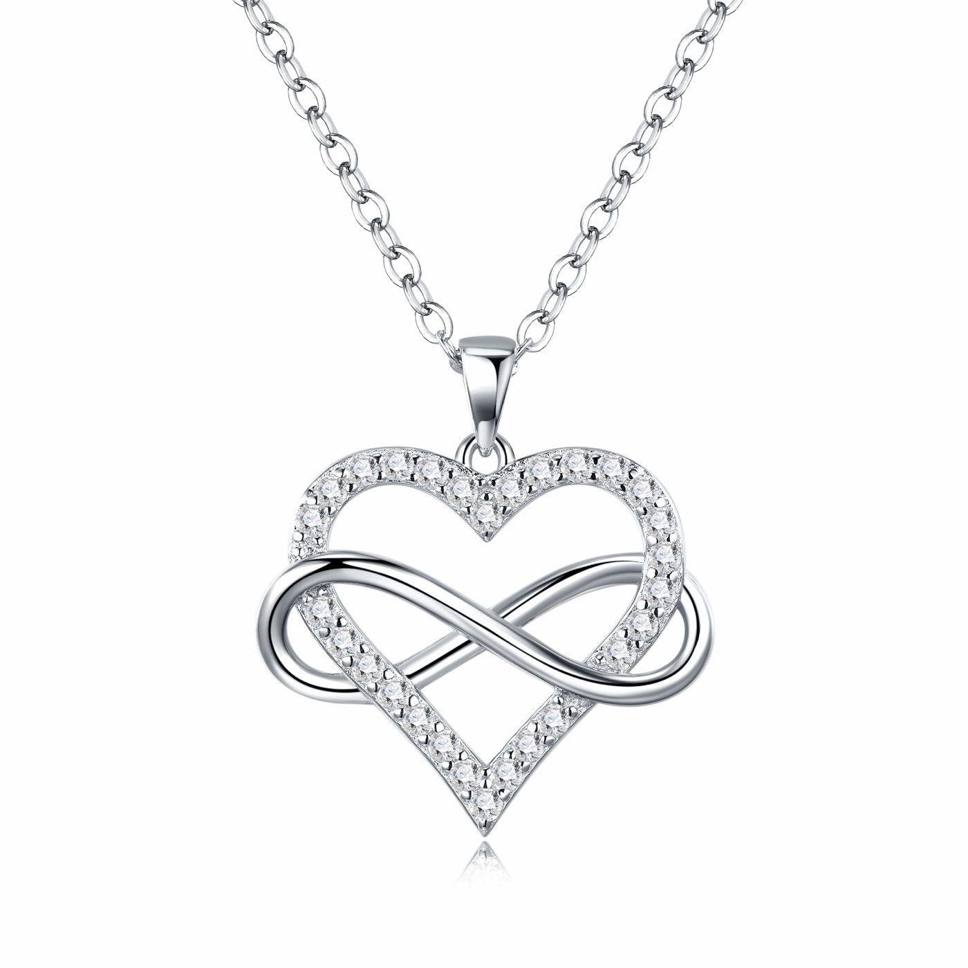 Io Infinity Heart Necklace
