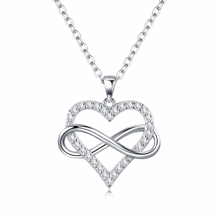 Io Infinity Heart Necklace