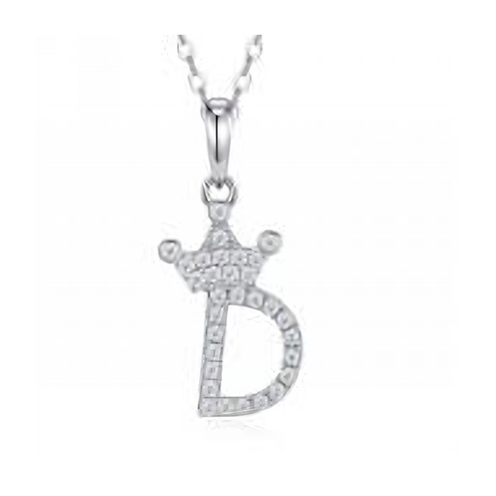 Tourmaline Initial Necklace