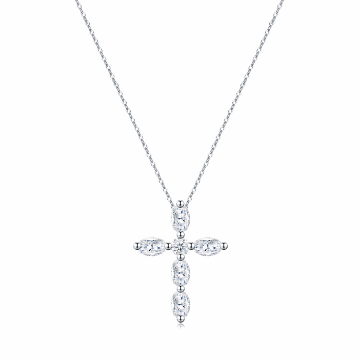 Felicity Marquise Cross Necklace