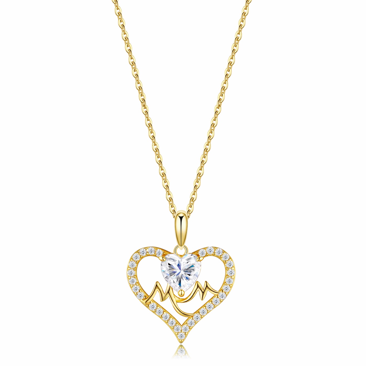 Kore Mom Heart Necklace