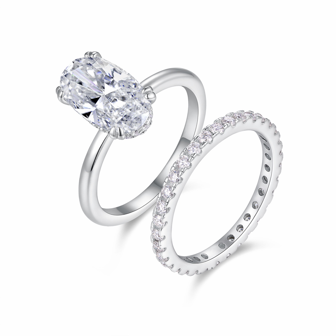 Adelise Oval Bridal Set