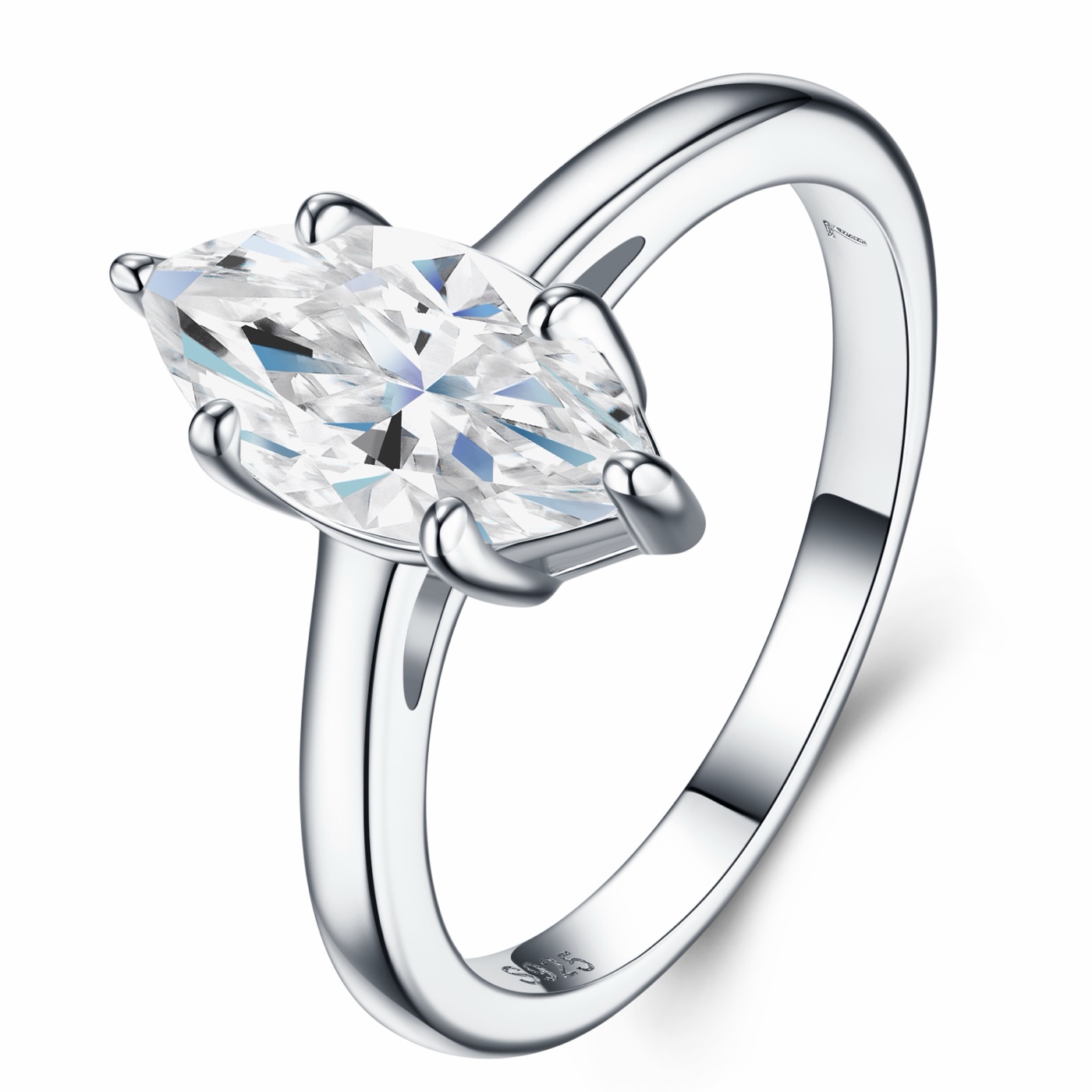 Valentine Marquise Solitaire Ring