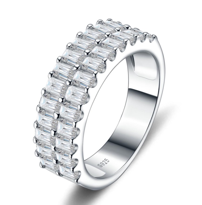 Calla Baguette Eternity Ring